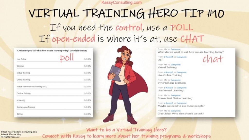 Virtual Training Hero Tip #10