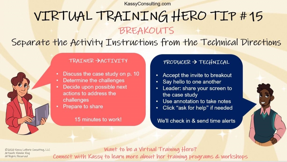 Virtual Training Hero Tip #15