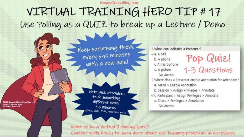Virtual Training Hero Tip #17