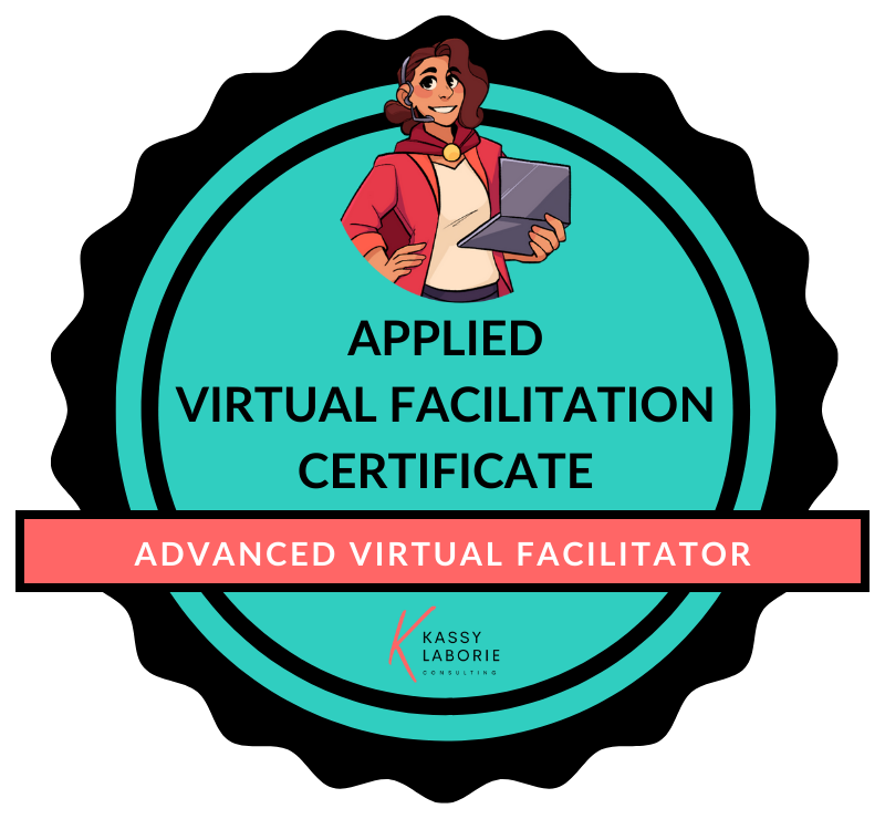 Applied Virtual Facilitation Certificate Badge