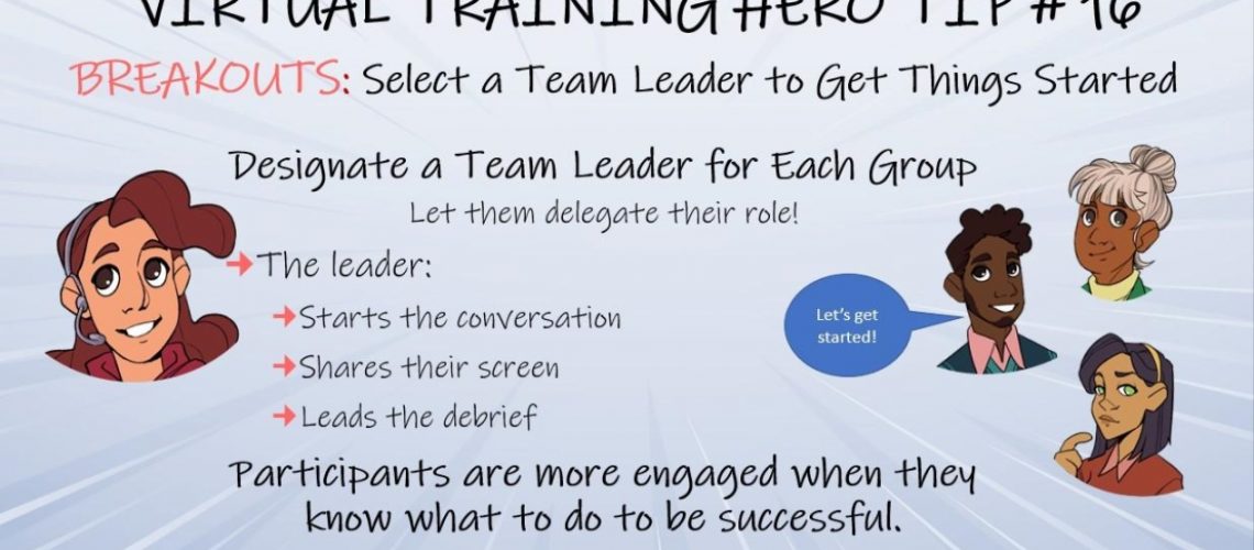 Virtual Training Hero Tip #16